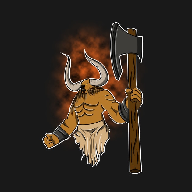 The Minotaur by PrototypeDraws