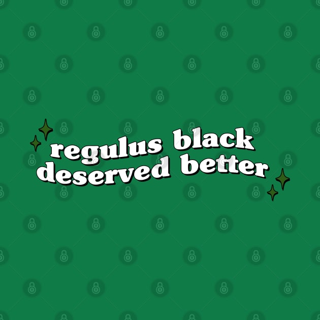 Regulus Black deserved better by honeydesigns