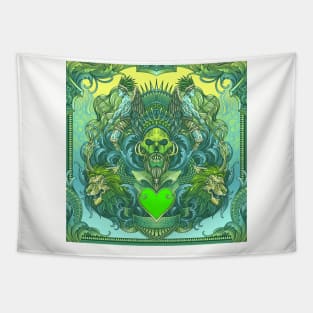 East King Surrealism Art Tapestry