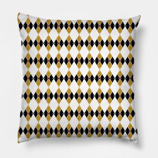 Black and gold pattern Pillow