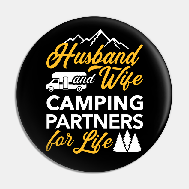 Husband and wife camping partners for life RV Camping Kołek