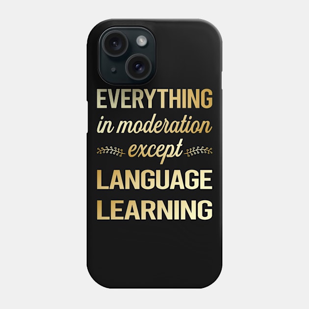 Funny Moderation Language Learning Phone Case by lainetexterbxe49