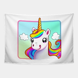 Cute unicorn Tapestry