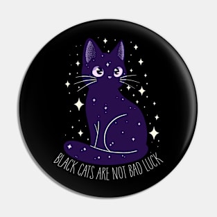 black cats are not bad luck Pin