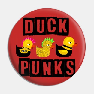 Rubber Ducky Duck Punks. Pin