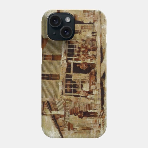 Once Upon a Time In West, Gold Rush Phone Case by Ryan Rad