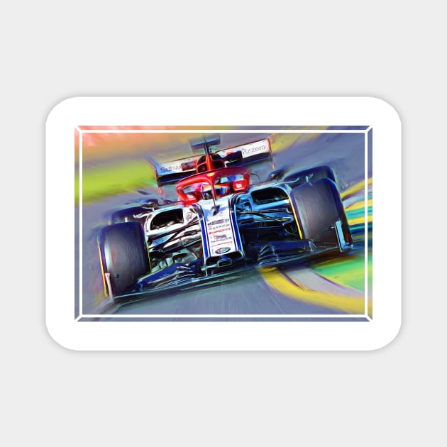 Kimi Raikkonen Magnet by DeVerviers