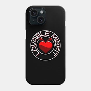 Lovable Misfit - Circle Phone Case