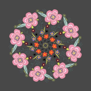 Mandala 7 - flowers T-Shirt