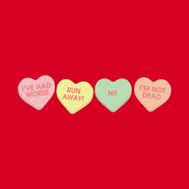Holy Grail Candy Hearts by GloopTrekker