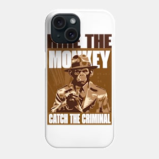 Detective Monkey Pop Art Phone Case