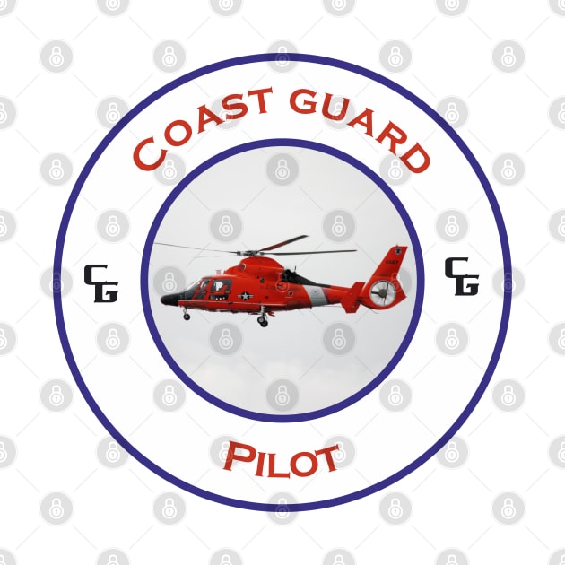 Pilot - US Coastguard search and rescue Helicopter -  Dolphin by AJ techDesigns