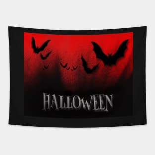 Halloween’s Bats Tapestry