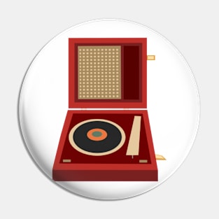 Record Player Pin