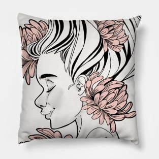 Chrysanthemum Smile Pillow