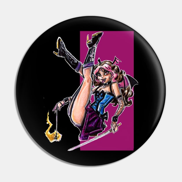 Firelight Succubus Pin by Djnebulous