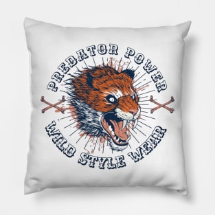 Predator power < wild style wear Pillow