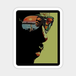 Stevie Wonder Retro Aesthetic 70s 80 Magnet