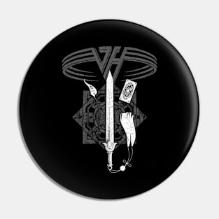 Van Halen sword classic Pin