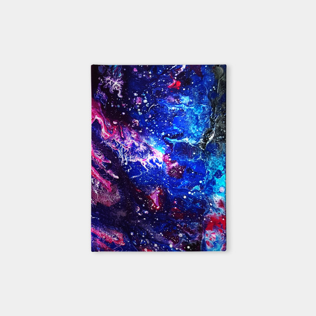 Galaxy Acrylic Painting Part 2 Galaxy Notebook Teepublic