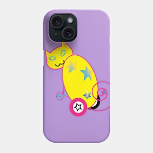 The Cat on wheels Phone Case