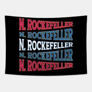 NATIONAL TEXT ART NELSON ROCKEFELLER Tapestry