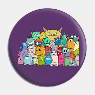 Monsters collections Pin