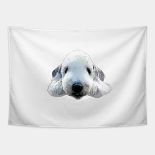 Bedlington Terrier Head Art Tapestry