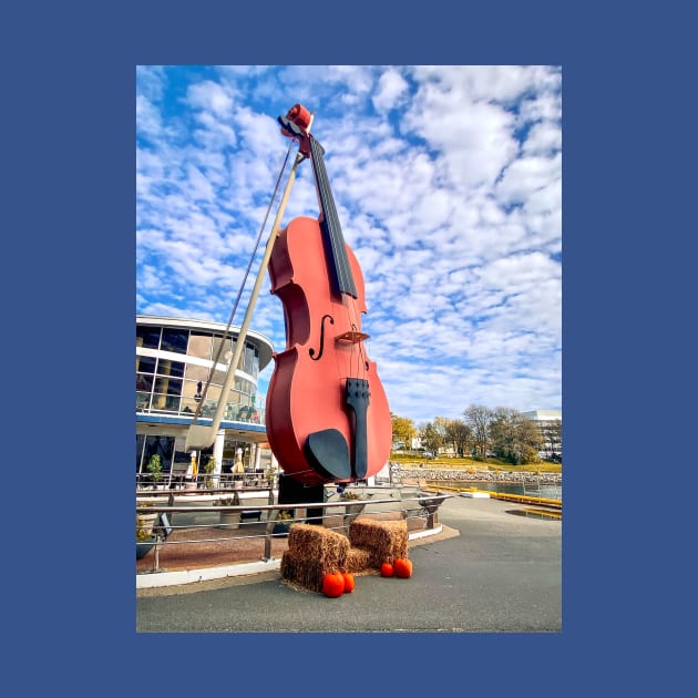 The Big Fiddle Sydney Nova Scotia Canada by Debra Martz