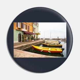 Castelletto Waterfront on Lake Garda in Italy Pin