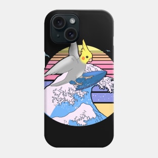 Aesthetic Surfing Cocktiel Doodle Phone Case