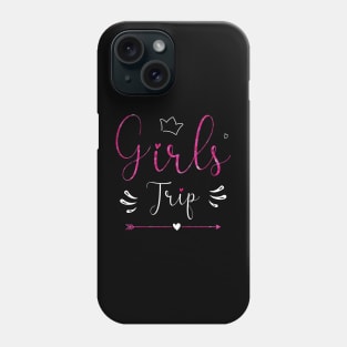 Girls Trip 2023 Shirt Weekend Summer Vacation Girls Road Trip Phone Case