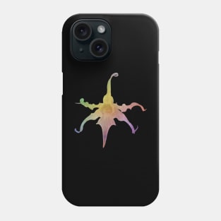 Weird rainbow flower Phone Case