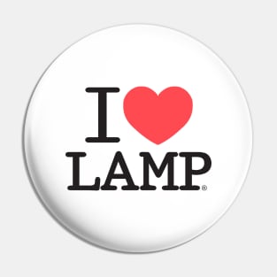 I Love Lamp Pin