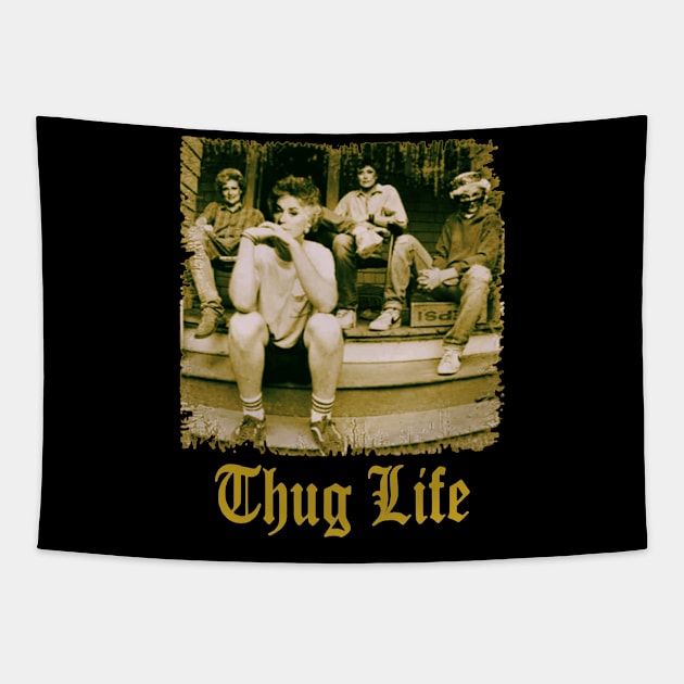 Thug Life Golden Tapestry by Olvera_Nattie