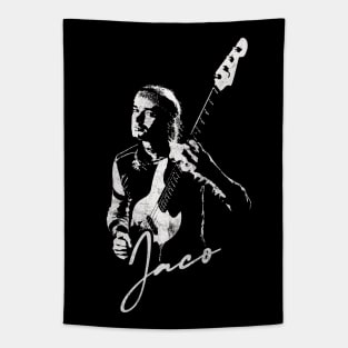 Jaco Pastorius // Vintage Style Fan Artwork Tapestry