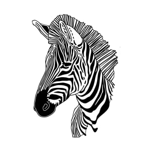 Zebra lines art #zebra #tshirt T-Shirt