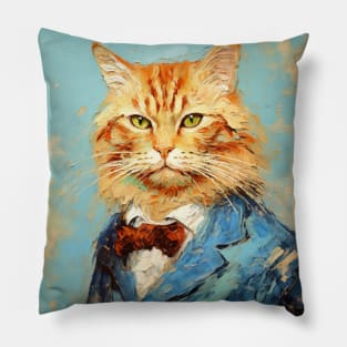 Van Gogh's cat Pillow