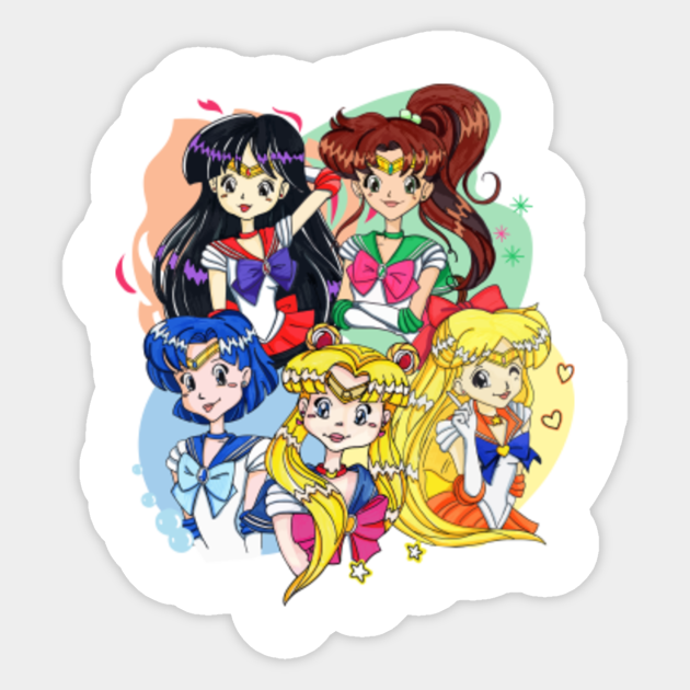 Sailor moon anime - Sailor Moon - Sticker | TeePublic Sailor moon anime - Sailor Moon - Sticker | TeePublic
