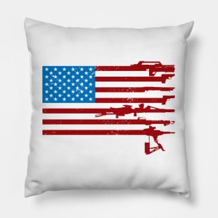 US Flag - USCM Arms - USA Pillow