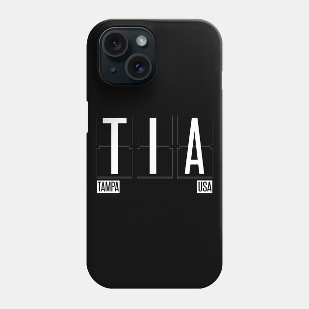 TIA- Tampa Florida Airport Code Souvenir or Gift Shirt Phone Case by HopeandHobby