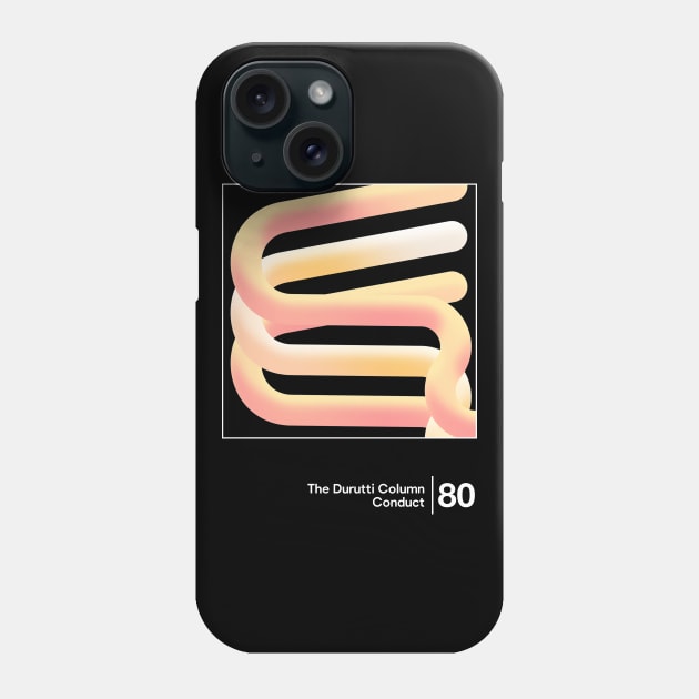 The Durutti Column / Minimal Graphic Design Tribute Phone Case by saudade