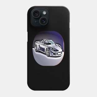 Gray Car Cartoon Phone Case