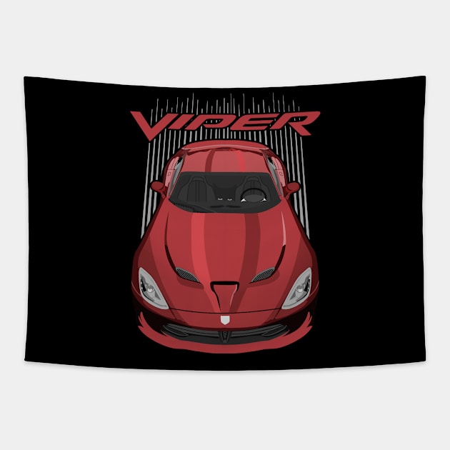 Viper SRT-metallic red Tapestry by V8social