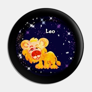 Leo zodiac sign Pin