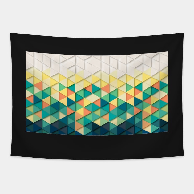 Triangle pattern Tapestry by BokeeLee