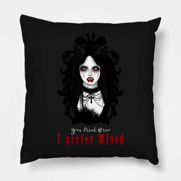 vampire Pillow by mapetitepoupee