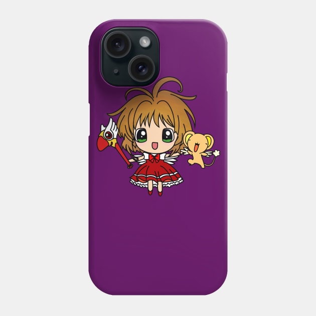 Card Captors Sakura Chibi Tshirt Merchandise Phone Case by chibicrayon