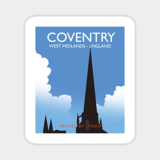 Coventry Cathedral Travel poster Magnet