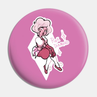 Pink Diamond Pin